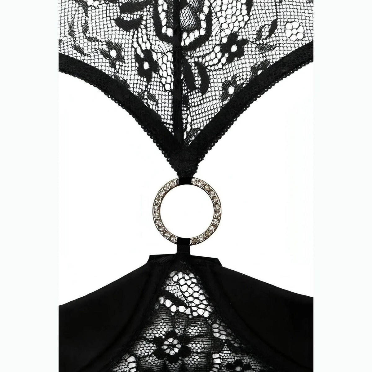 Completino Sexy In Pizzo Taglio Alto