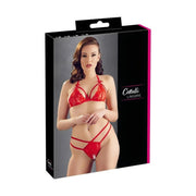 Scatola regalo Cottelli Lingerie completo sexy rosso con foto modella e logo brand