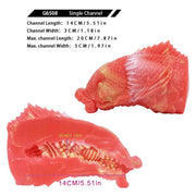 Sezione interna canale singolo toy koi silicone liquido G6508