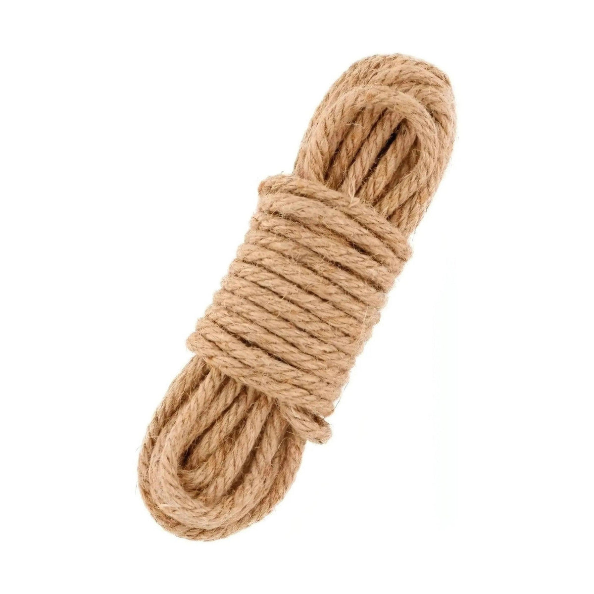 Corda bondage in juta naturale intrecciata a treccia, lunga 5 metri