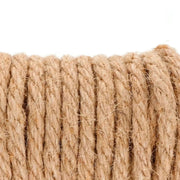 Dettaglio texture ruvida corda bondage in juta naturale intrecciata