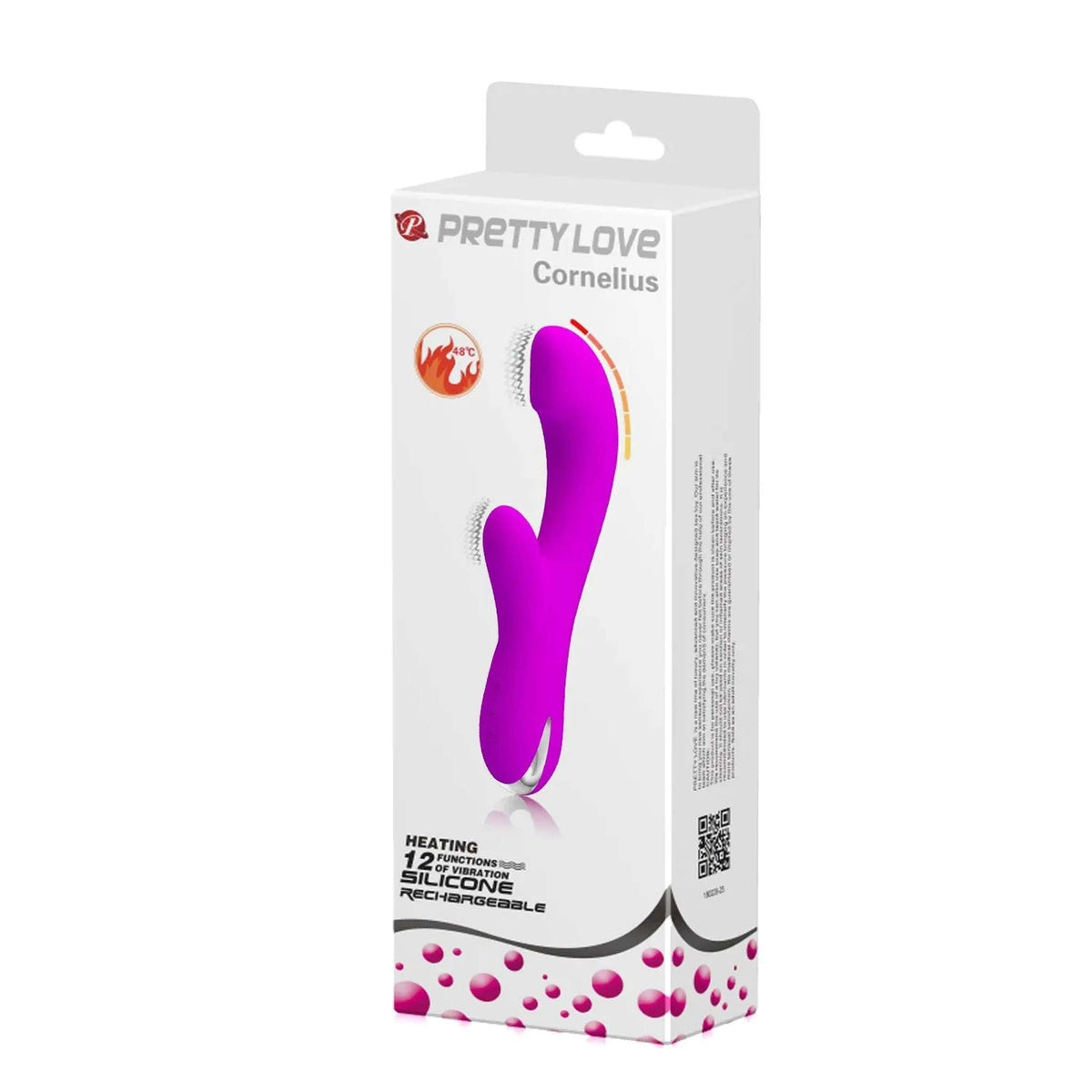 Cornelius Vibratore Rabbit Riscaldante 48° e 12 diverse vibrazioni