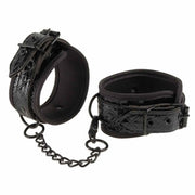 Coutre Cuffs - Polsiere regolabie nero lucido