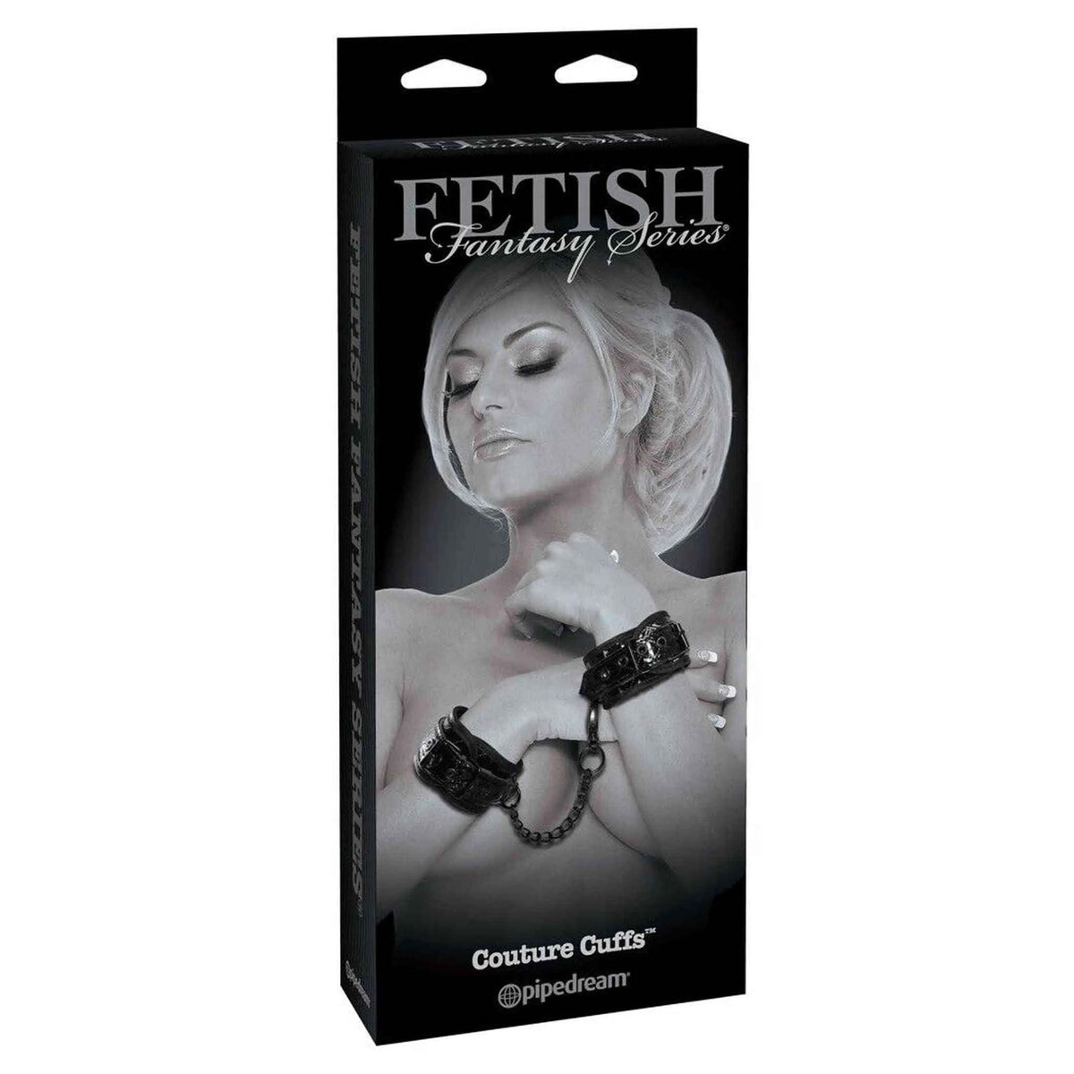 Coutre Cuffs - Polsiere regolabie nero lucido