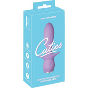 Scatola imballaggio vibratore Cuties Mini lilla Silk Touch Silicone ricaricabile