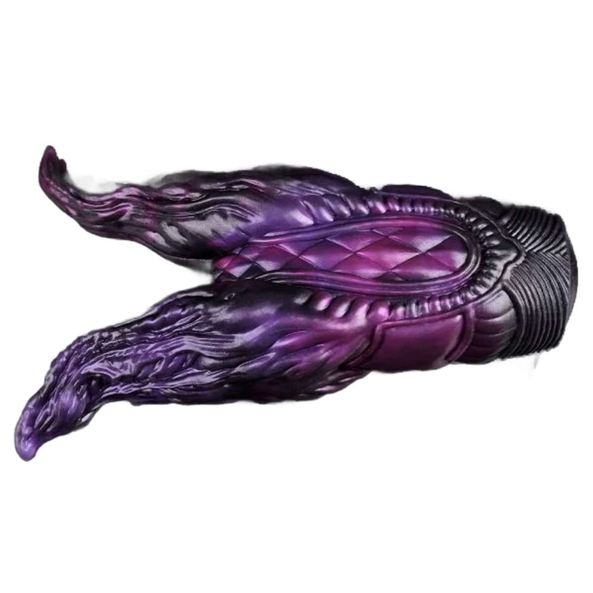 Dagon silicone masturbazione viola scuro forma tentacolo superficie liscia