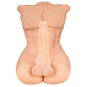 Deluxe Torso Uomo Muscoloso Super Realistico con dildo 52 x 34 cm