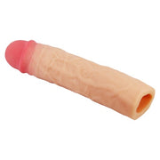 Lato guaina estensione pene Derek colore carne apertura tubolare