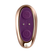 Retro telecomando Desire con pulsanti accensione e connessione wireless su cornice oro rosa