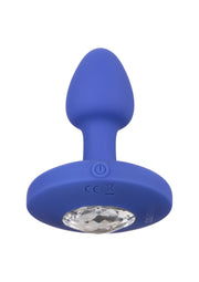 Retro base plug analico Calexotics con simboli CE e pulsante accensione