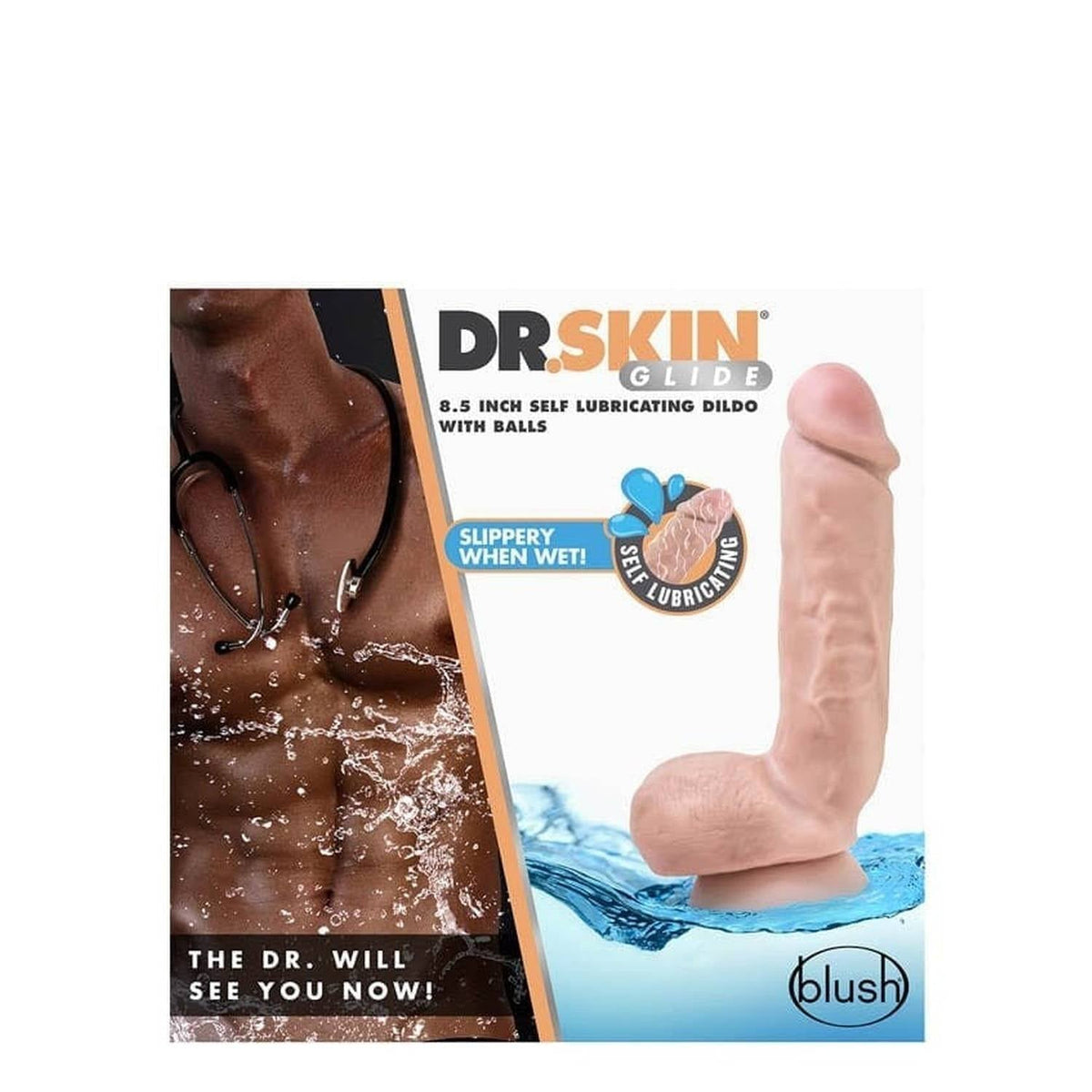 Dildo Autolubrificante 21.6 cm