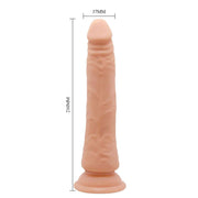 Dildo realistico TPR dimensioni 21 cm con base a ventosa
