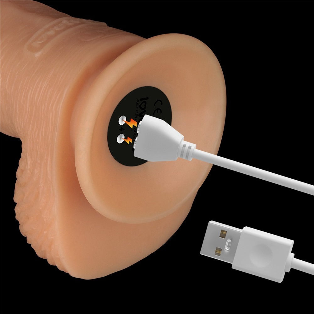Base dildo vibrante ricarica magnetica USB-C con cavo incluso