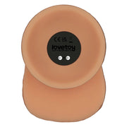 Dildo vibrante realistico carnoso con ventrosa e logo Lovetoy sulla base
