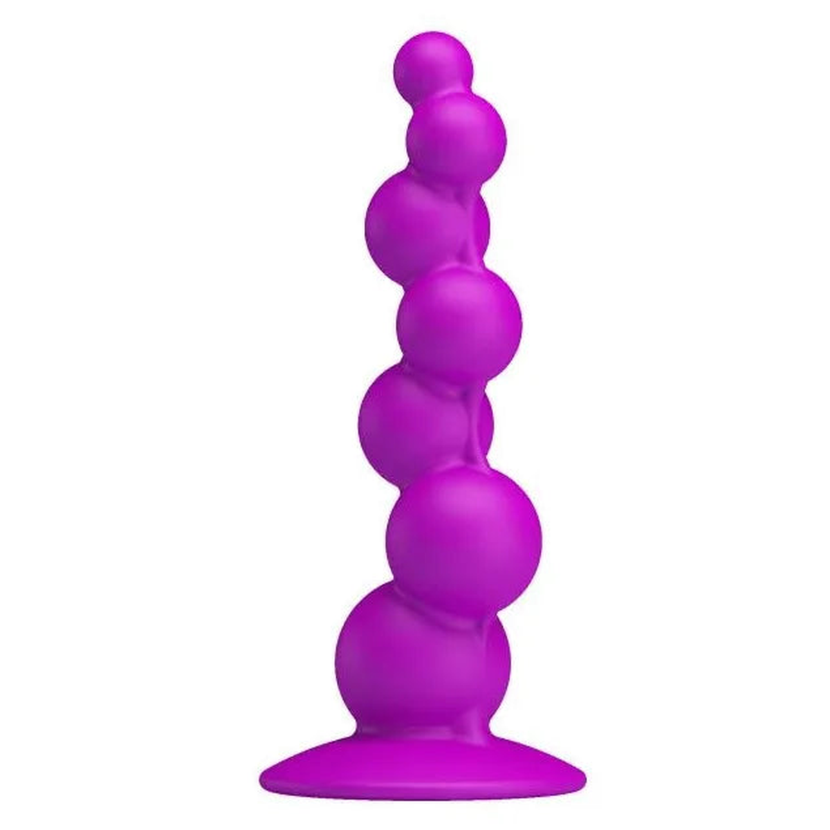 Dildo anale in silicone con ventosa - Viola