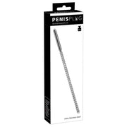 Confezione nera e bianca Penisplug Dip Stick Ripped Ø 8 mm sonda uretrale in acciaio inossidabile