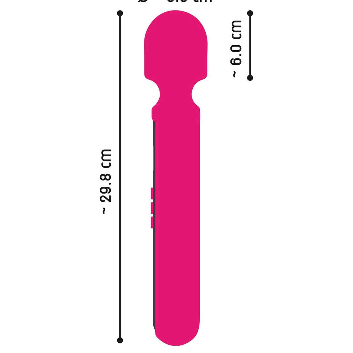 Display Wand 30 cm Silicone Ricaricabile