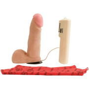 Dildo vibrante realistico carne testa rosa con telecomando rotazione e base ventosa