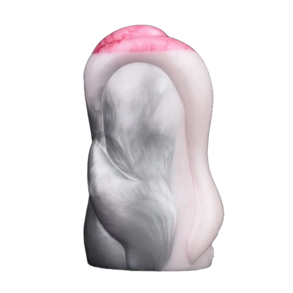 Dolfin masturbatore silicone liquido rosa dettaglio anatomico interno e esterno