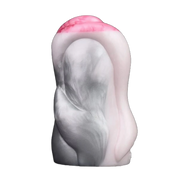 Dolfin masturbatore silicone liquido rosa dettaglio anatomico interno e esterno