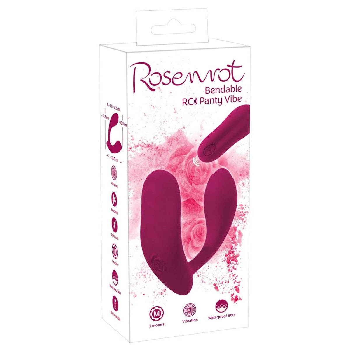 Scatola imballaggio vibratore Rosenrot Bendable RC Panty Vibe
