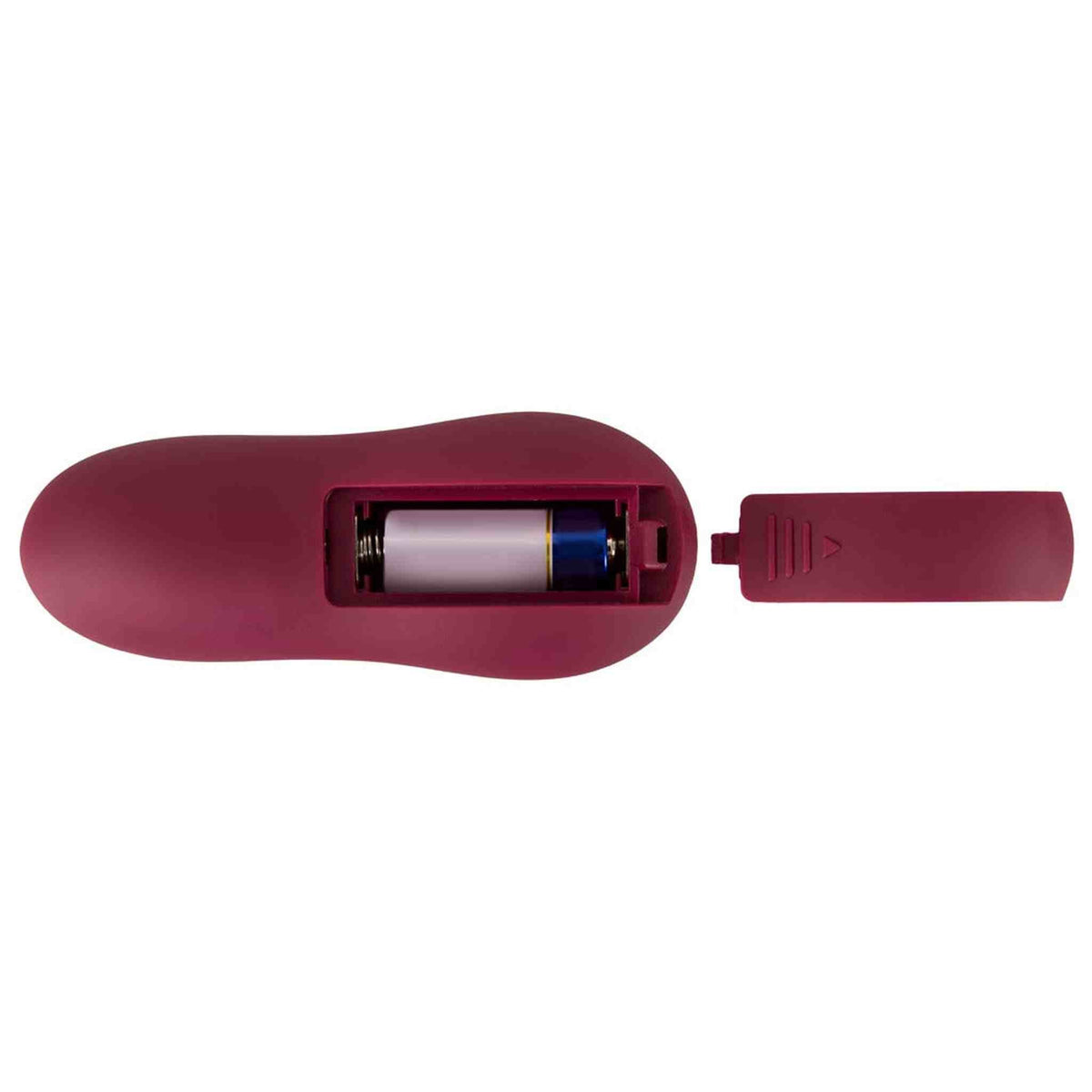 Vano batteria rimovibile telecomando vibratore colore bordeaux
