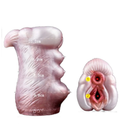 Masturbatore doppio canale silicone Petal Fairy volpe a nove code con misure e marchi YOOY