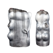 Dual channel masturbation cup