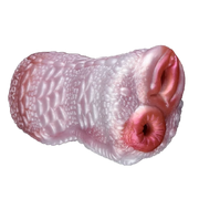 Dual channel masturbation cup for men