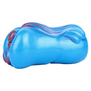 Dual channel vibration masturbation cup