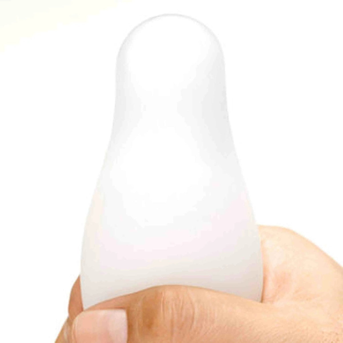 Tenga EGG Shiny masturbatore a forma di uovo bianco opaco