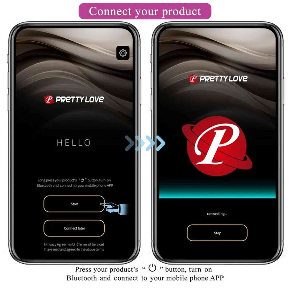 Elvira Palline Vibranti in Silicone con Comando tramite Smartphone