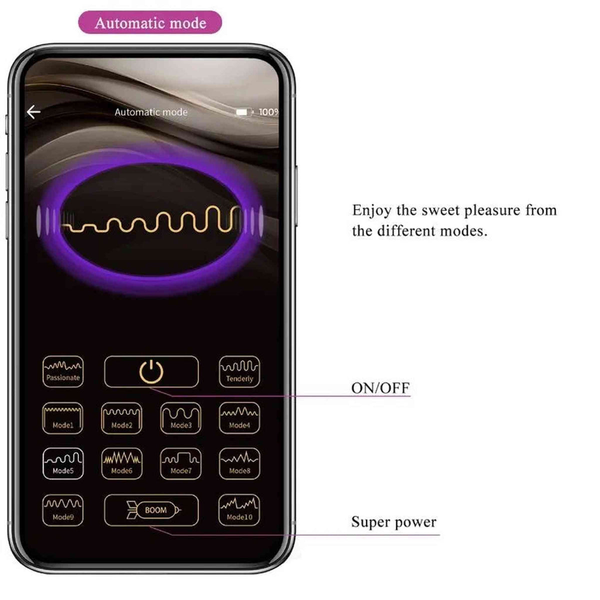 Elvira Palline Vibranti in Silicone con Comando tramite Smartphone