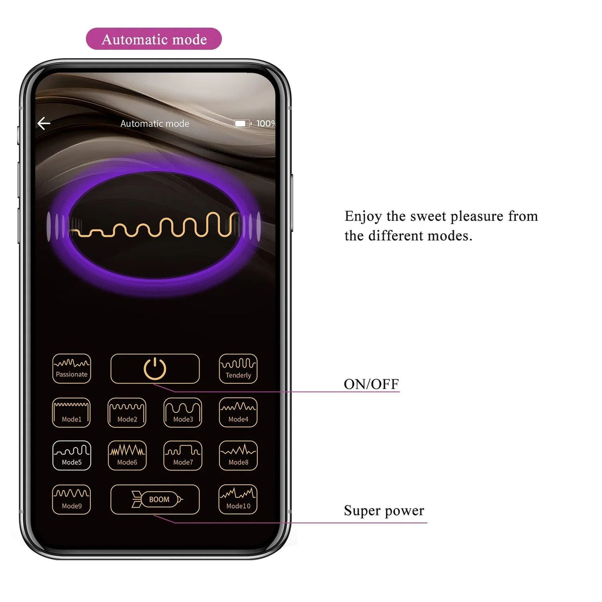 Ethan Vibratore Multifunzione Con Controllo da APP