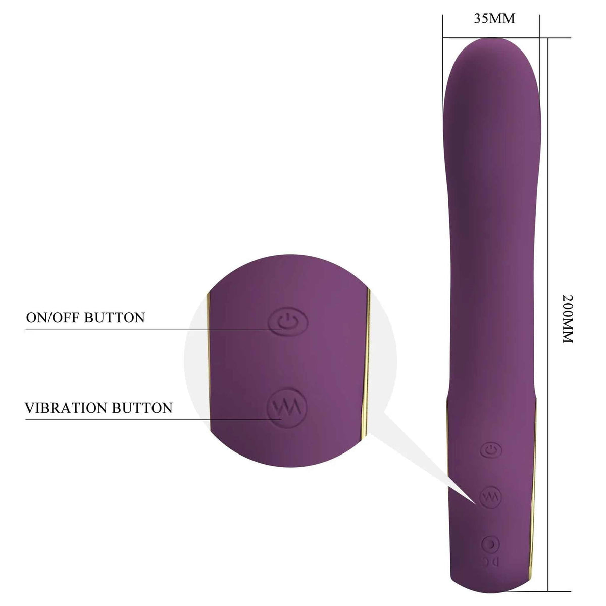 Ethan Vibratore Multifunzione Con Controllo da APP