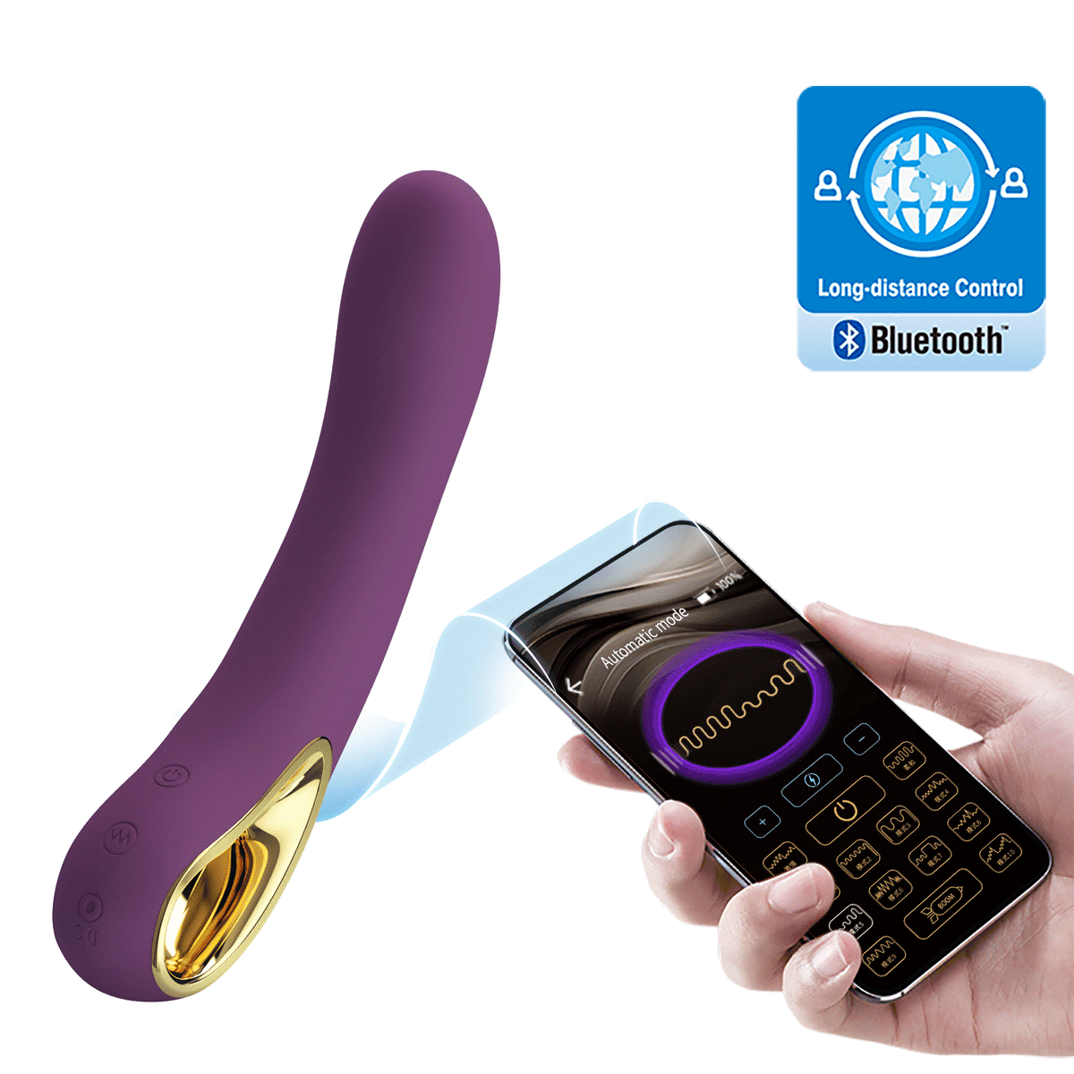 Ethan Vibratore Multifunzione Con Controllo da APP