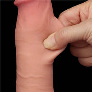Fallo 8″ Scappellabile come un pene vero - Rosa Carne