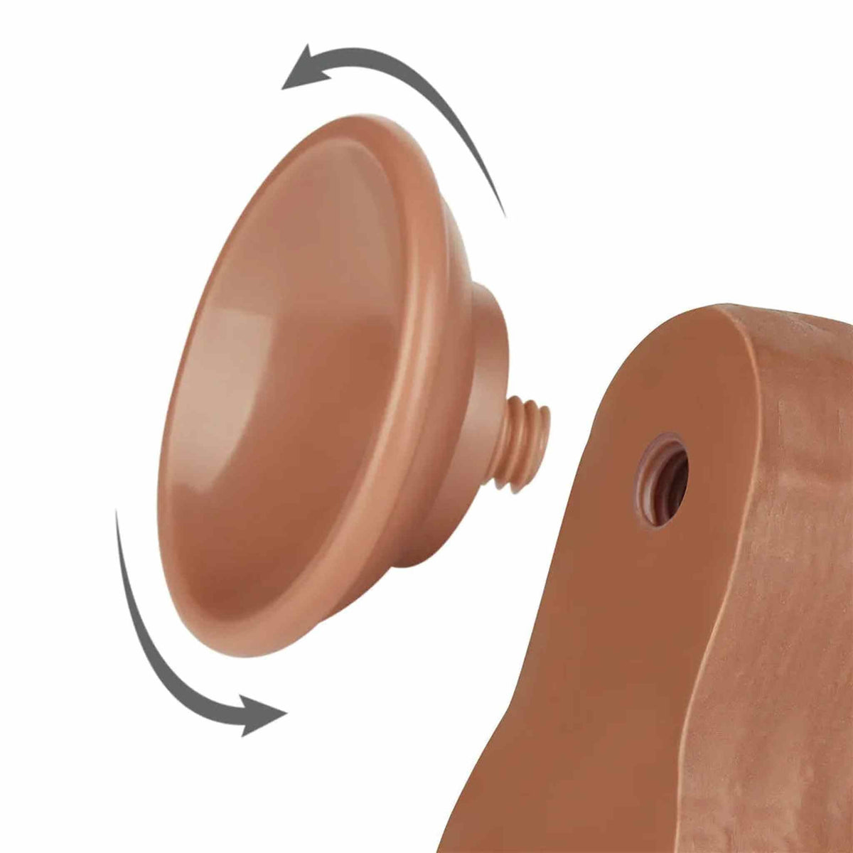 Fallo Mulatto Pelle Scorrevole Super Realistico 8.5″