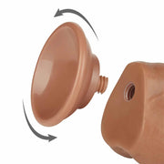 Fallo Mulatto Super Realistico con Pelle Scorrevole come fosse un Membro Vero - 7.5″
