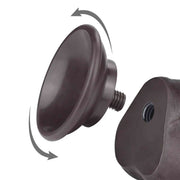 Fallo Nero Super Realistico con Pelle Scorrevole come un Membro Vero - 7.5″
