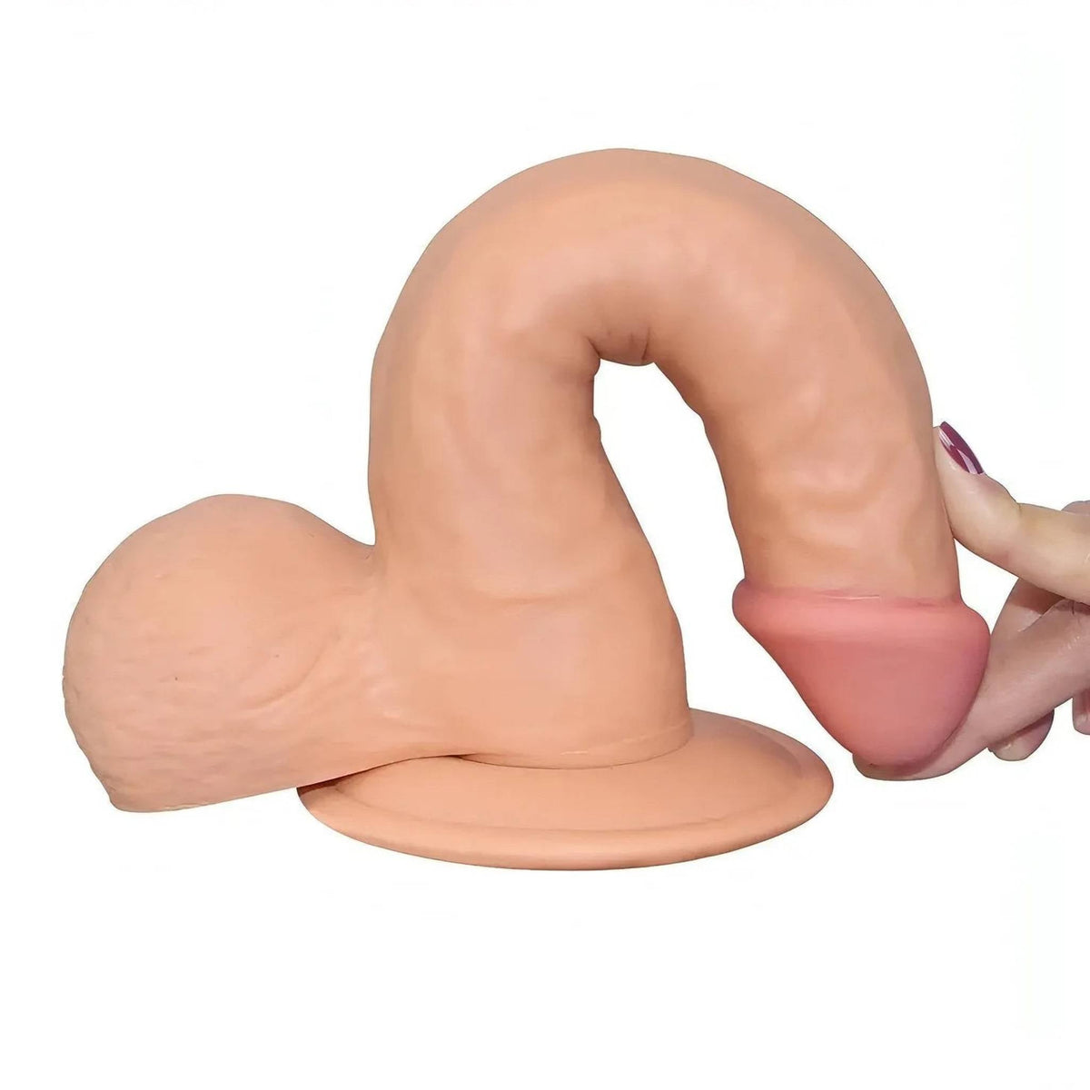 Fallo Realistico Morbido - 8.8″, Rosa Carne