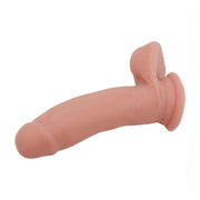Dildo realistico ergonomico curvo con struttura a T e ventosa integrata
