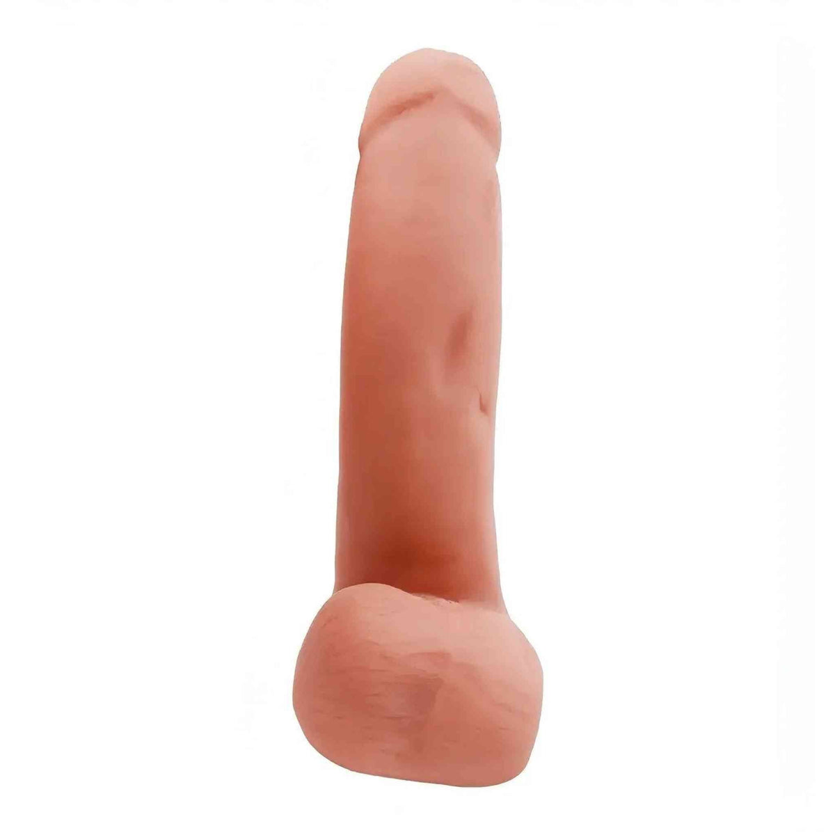 Dildo realistico morbidi TPE con testicoli integrati e base larga