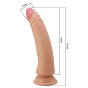 Fallo Scappellabile Bendable Con Ventosa 21 cm
