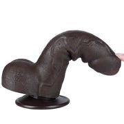 Fallo Scappellabile come un pene vero 7″ - Nero