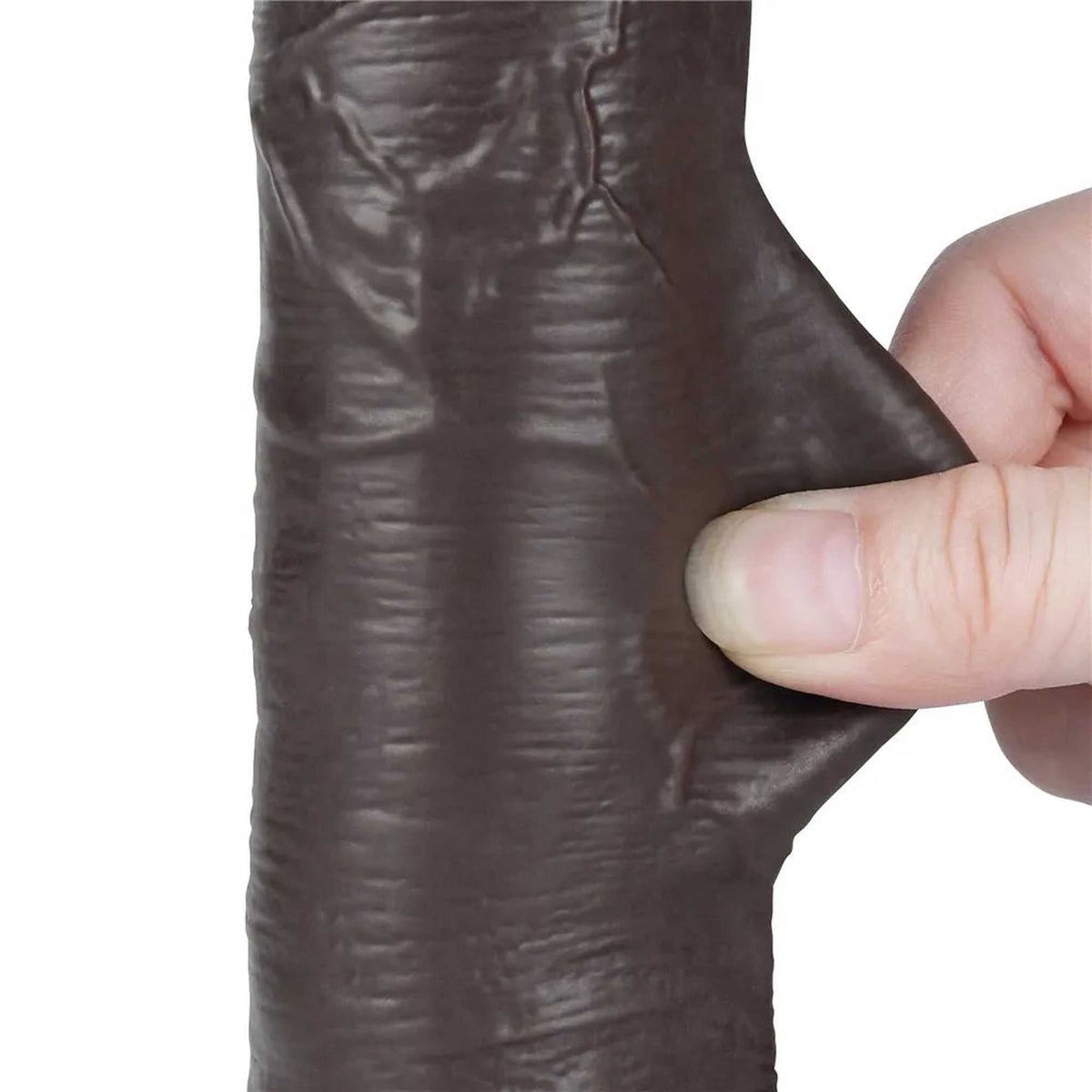Fallo Scappellabile come un pene vero - Nero 8″