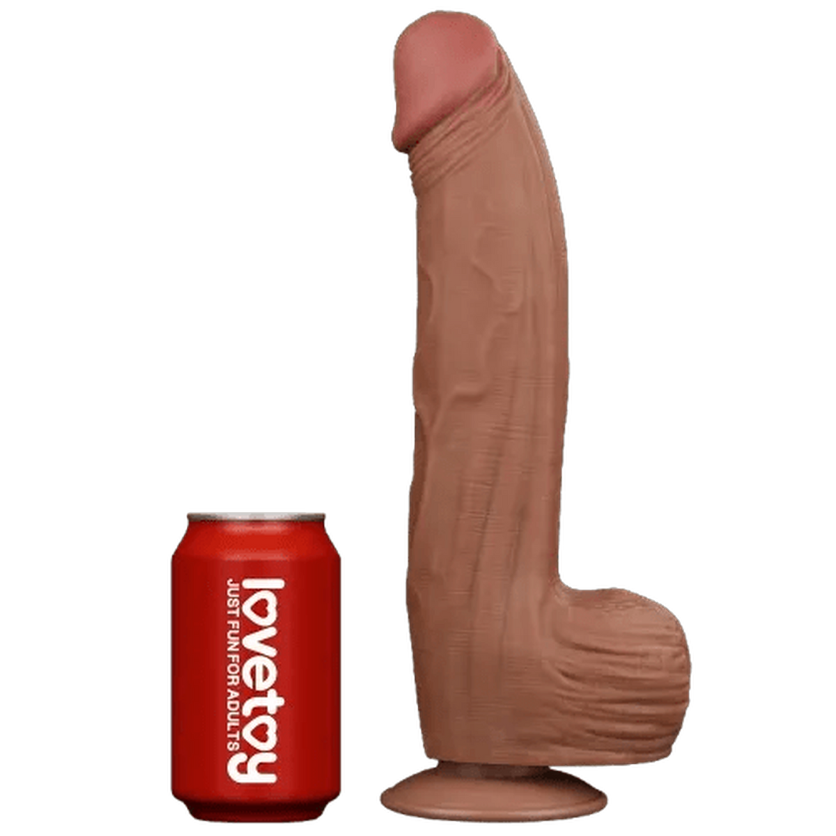Fallo Super Realistico con Pelle Scorrevole - 12″ Mulatto 31 cm Ø 6.2 cm