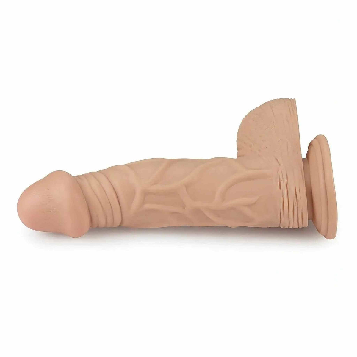 Fallo realisitico con testicoli e ventosa 9″ - Rosa Carne