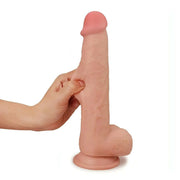 Fallo realistico 19 cm con pelle scorrevole come un membro vero - 8″, Rosa Carne