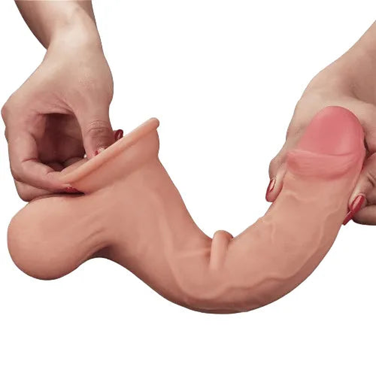 Fallo realistico con pelle scorrevole come un membro vero - 9.5 ″ 24 cm x Ø 4.5 cm